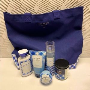 BBW Gingham Bundle With Bag NWT’s